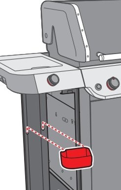 A close-up of a barbecue grill

Description automatically generated